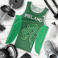 Custom Ireland Rugby Men Tank Top Irish Celtic Shamrock