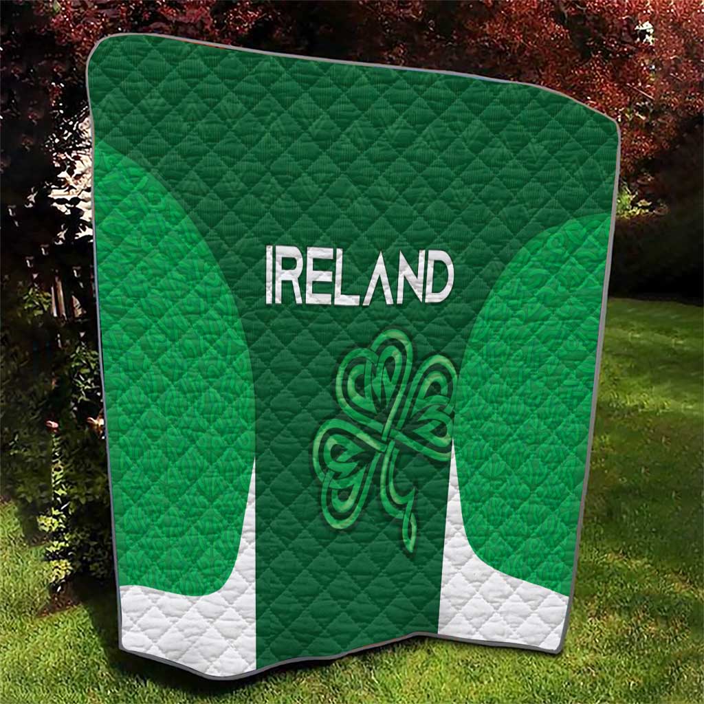 Ireland Rugby Quilt Irish Celtic Shamrock