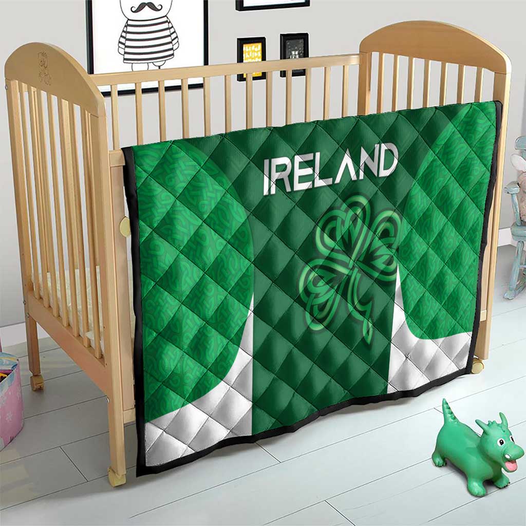 Ireland Rugby Quilt Irish Celtic Shamrock