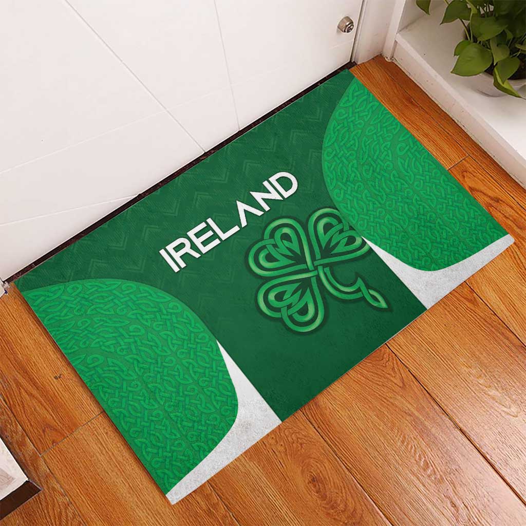 Ireland Rugby Rubber Doormat Irish Celtic Shamrock