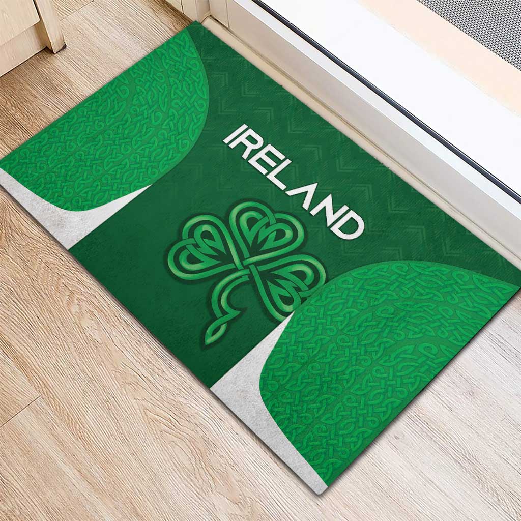 Ireland Rugby Rubber Doormat Irish Celtic Shamrock