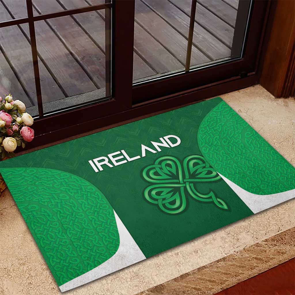 Ireland Rugby Rubber Doormat Irish Celtic Shamrock