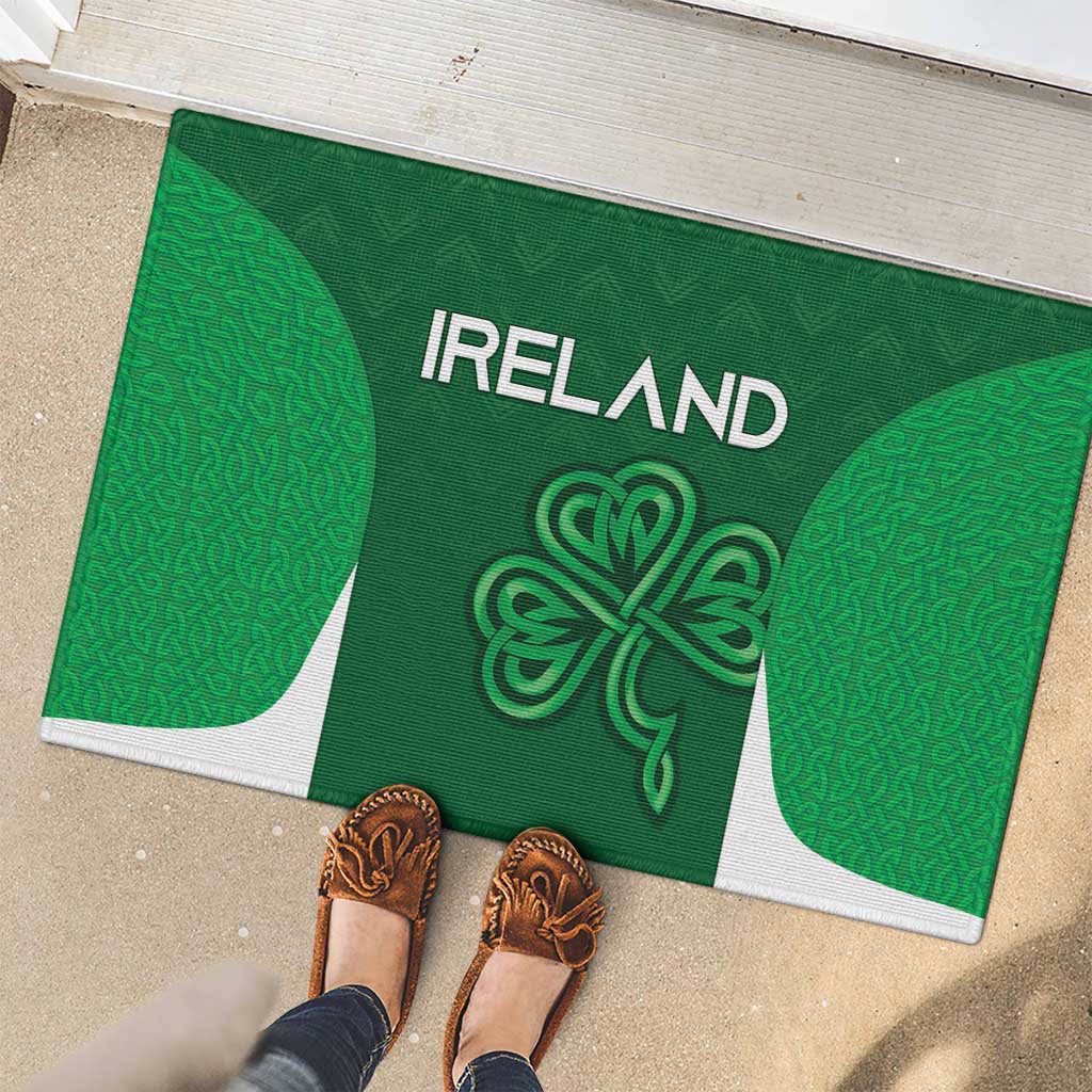 Ireland Rugby Rubber Doormat Irish Celtic Shamrock
