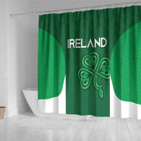 Ireland Rugby Shower Curtain Irish Celtic Shamrock