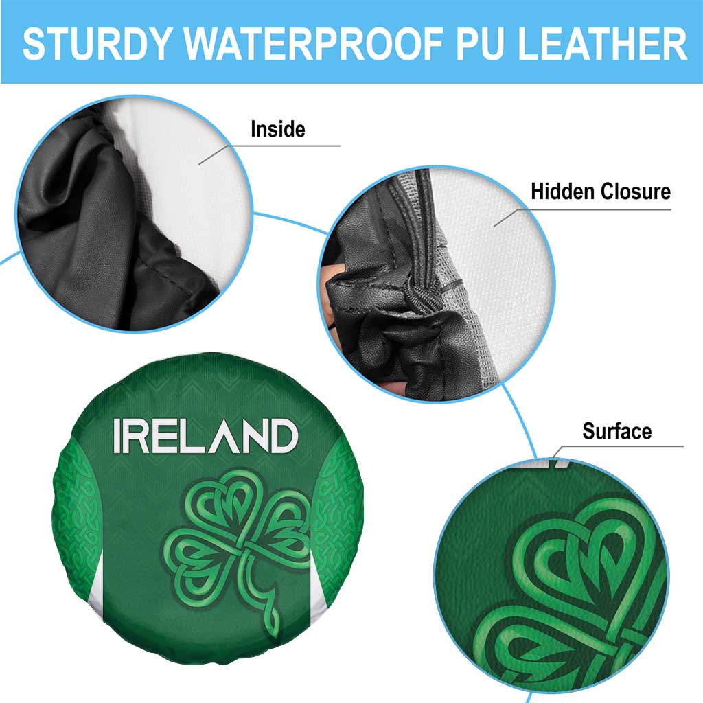 Ireland Rugby Spare Tire Cover Irish Celtic Shamrock