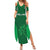 Custom Ireland Rugby Summer Maxi Dress Irish Celtic Shamrock