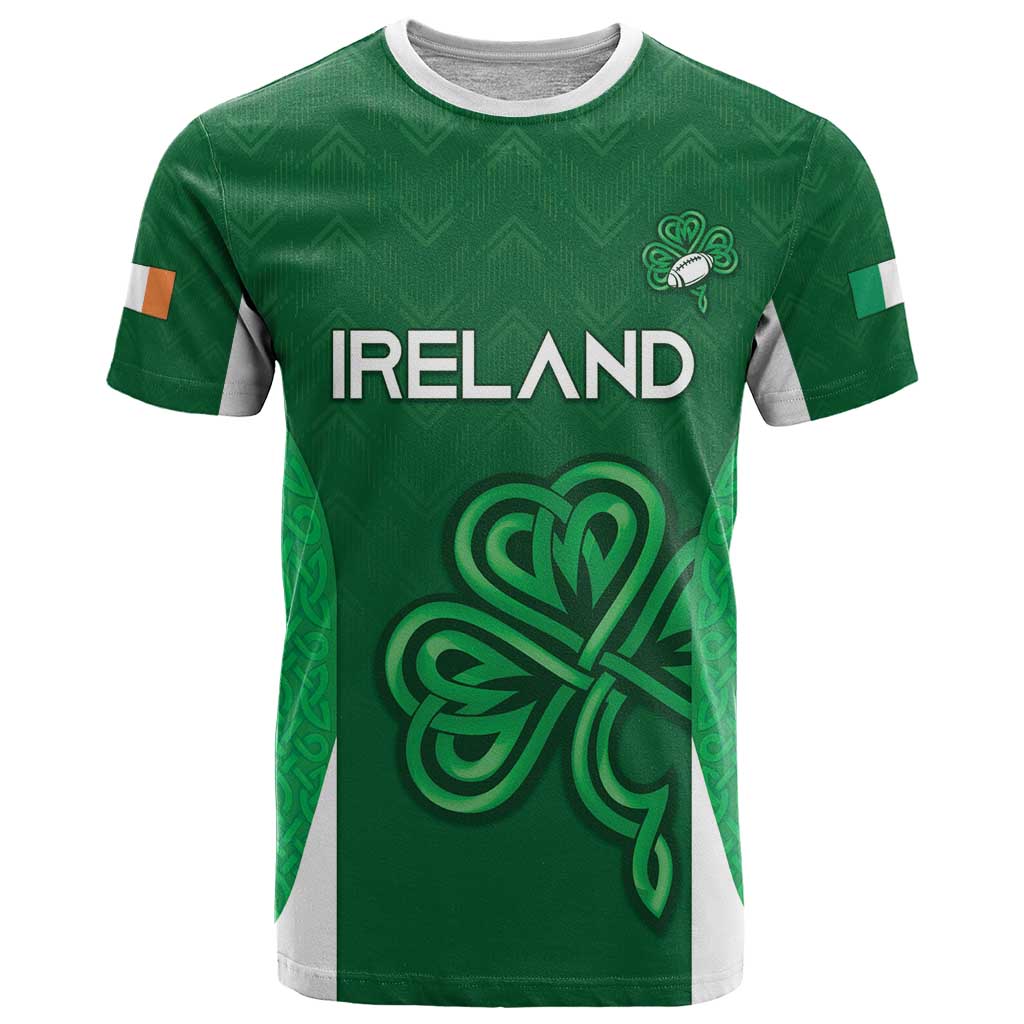 Custom Ireland Rugby T Shirt Irish Celtic Shamrock