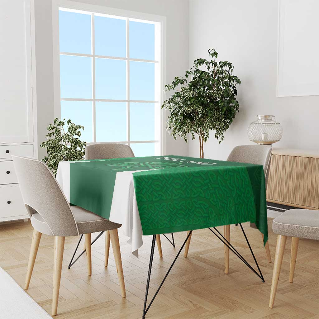 Ireland Rugby Tablecloth Irish Celtic Shamrock