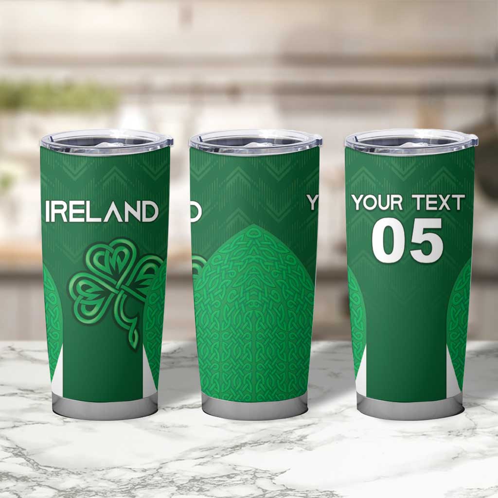 Custom Ireland Rugby Tumbler Cup Irish Celtic Shamrock