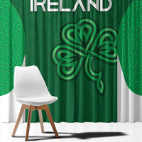 Ireland Rugby Window Curtain Irish Celtic Shamrock