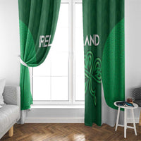 Ireland Rugby Window Curtain Irish Celtic Shamrock