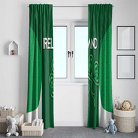 Ireland Rugby Window Curtain Irish Celtic Shamrock