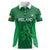 Custom Ireland Rugby Women Polo Shirt Irish Celtic Shamrock