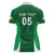Custom Ireland Rugby Women Polo Shirt Irish Celtic Shamrock
