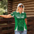 Custom Ireland Rugby Women Polo Shirt Irish Celtic Shamrock