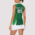 Custom Ireland Rugby Women Sleeveless Polo Shirt Irish Celtic Shamrock