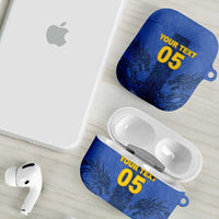 Custom Bosnia And Herzegovina Football AirPods Case Zmajevi Rising Strong