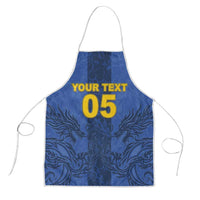 Custom Bosnia And Herzegovina Football Apron Zmajevi Rising Strong