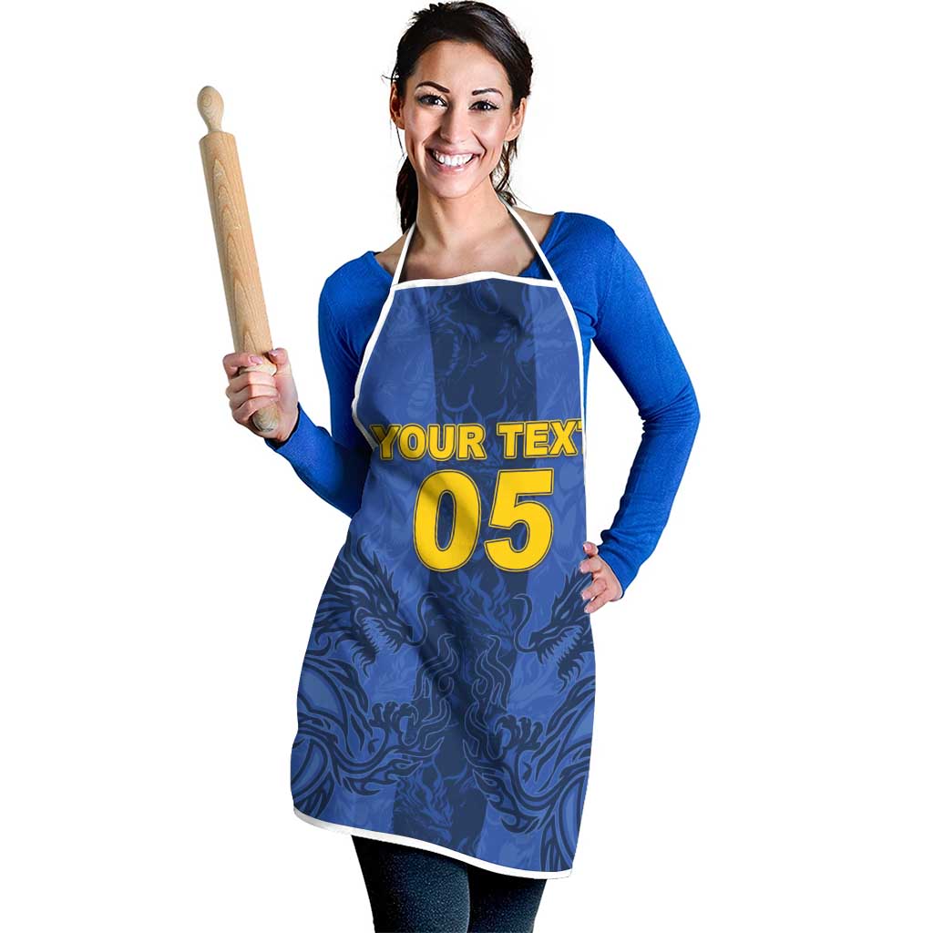 Custom Bosnia And Herzegovina Football Apron Zmajevi Rising Strong