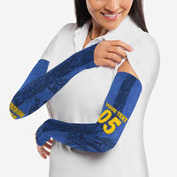 Custom Bosnia And Herzegovina Football Arm Sleeves Zmajevi Rising Strong