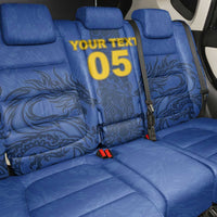 Custom Bosnia And Herzegovina Football Back Car Seat Cover Zmajevi Rising Strong