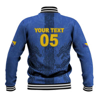 Custom Bosnia And Herzegovina Football Baseball Jacket Zmajevi Rising Strong