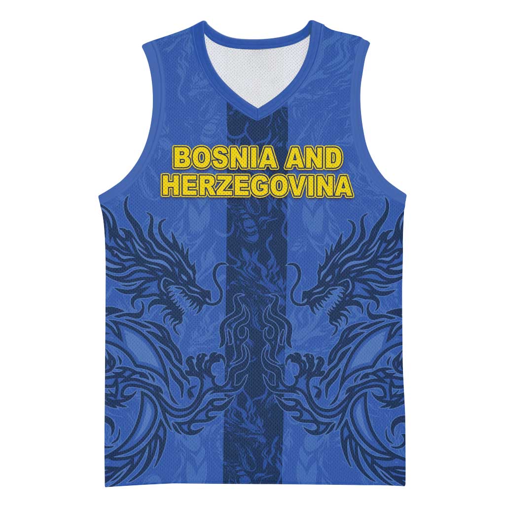 Custom Bosnia And Herzegovina Football Basketball Jersey Zmajevi Rising Strong