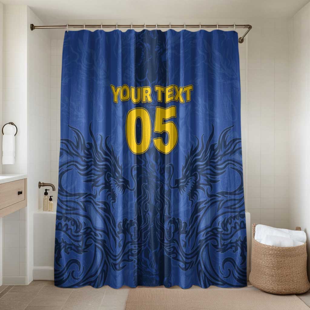Custom Bosnia And Herzegovina Football Bathroom Set Zmajevi Rising Strong