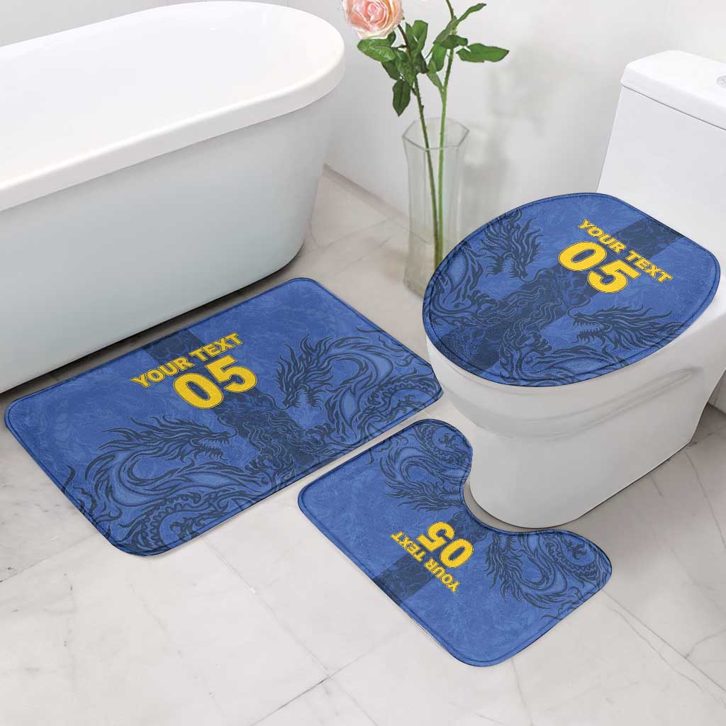 Custom Bosnia And Herzegovina Football Bathroom Set Zmajevi Rising Strong