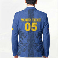 Custom Bosnia And Herzegovina Football Blazer Zmajevi Rising Strong