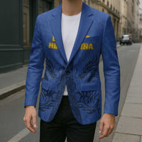 Custom Bosnia And Herzegovina Football Blazer Zmajevi Rising Strong