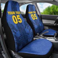 Custom Bosnia And Herzegovina Football Car Seat Cover Zmajevi Rising Strong