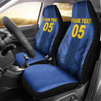 Custom Bosnia And Herzegovina Football Car Seat Cover Zmajevi Rising Strong