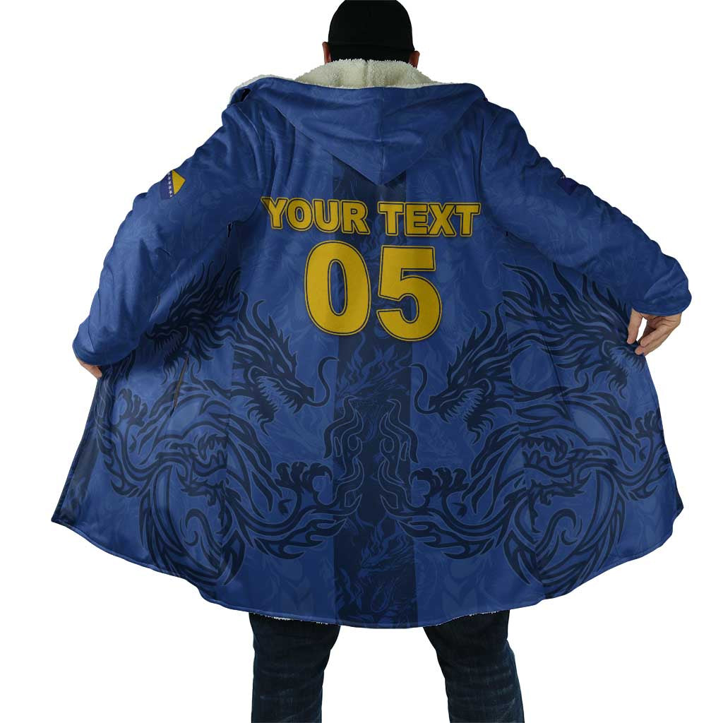 Custom Bosnia And Herzegovina Football Cloak Zmajevi Rising Strong