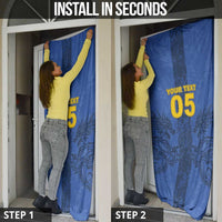 Custom Bosnia And Herzegovina Football Door Cover Zmajevi Rising Strong