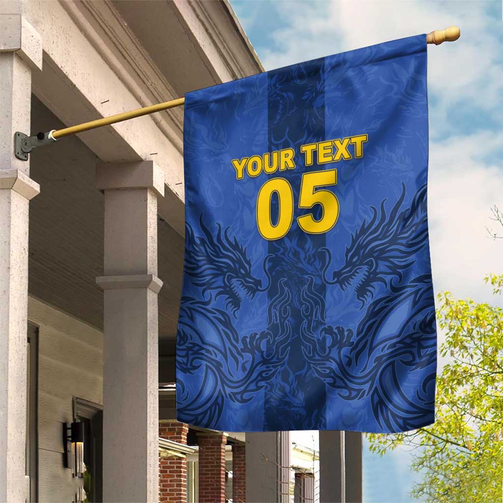 Custom Bosnia And Herzegovina Football Garden Flag Zmajevi Rising Strong
