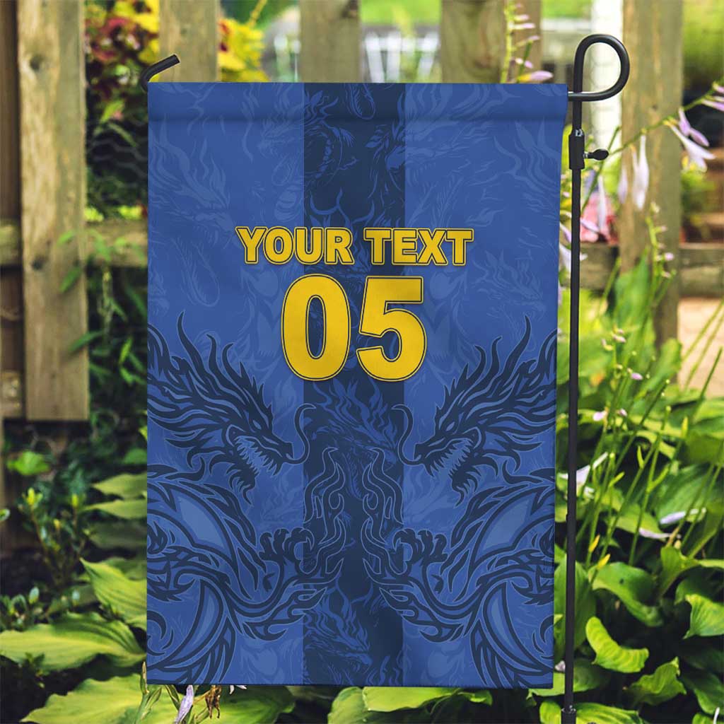 Custom Bosnia And Herzegovina Football Garden Flag Zmajevi Rising Strong