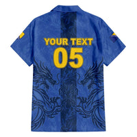 Custom Bosnia And Herzegovina Football Hawaiian Shirt Zmajevi Rising Strong