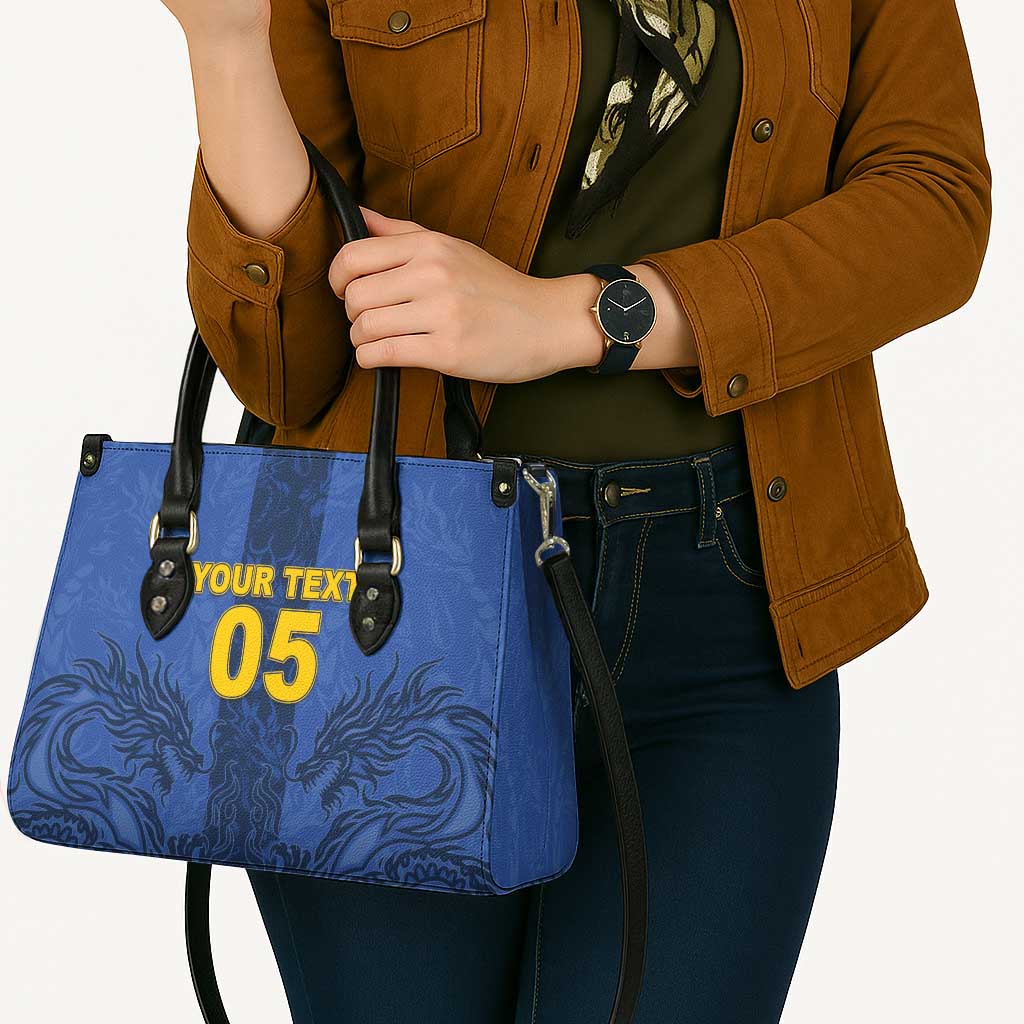 Custom Bosnia And Herzegovina Football Leather Bag Zmajevi Rising Strong