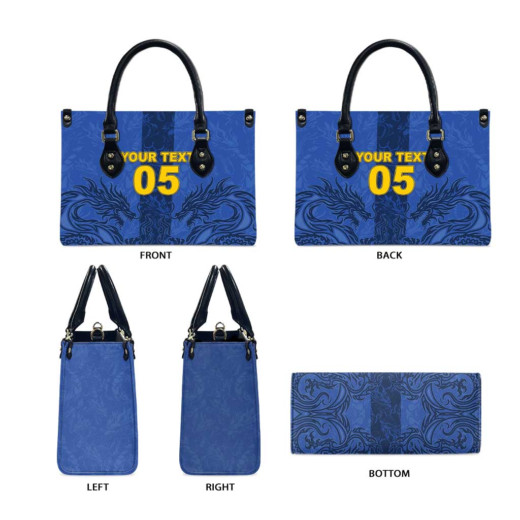Custom Bosnia And Herzegovina Football Leather Bag Zmajevi Rising Strong