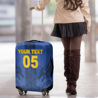 Custom Bosnia And Herzegovina Football Luggage Cover Zmajevi Rising Strong