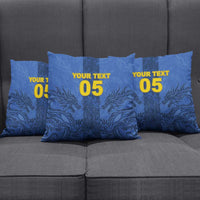 Custom Bosnia And Herzegovina Football Pillow Cover Zmajevi Rising Strong