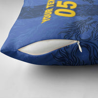 Custom Bosnia And Herzegovina Football Pillow Cover Zmajevi Rising Strong