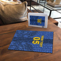 Custom Bosnia And Herzegovina Football Puzzle Zmajevi Rising Strong