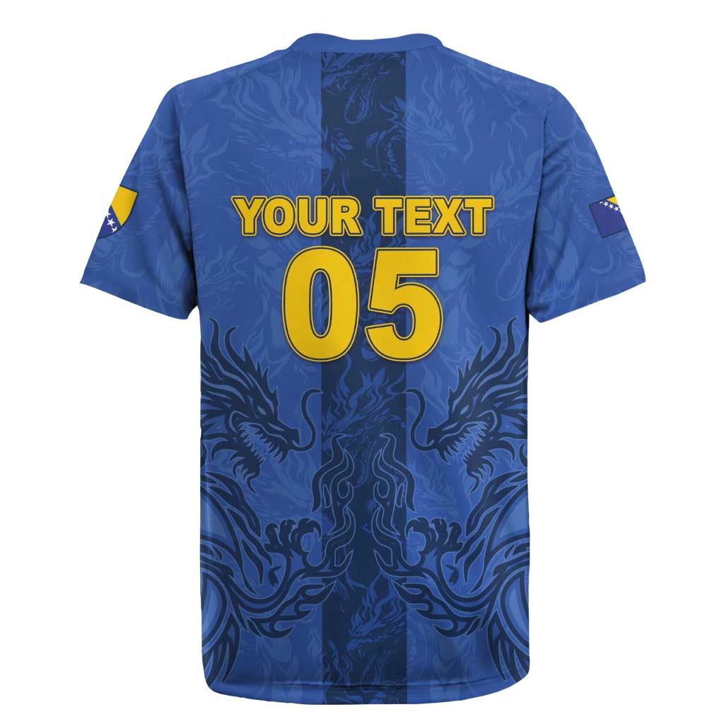Custom Bosnia And Herzegovina Football Rugby Jersey Zmajevi Rising Strong