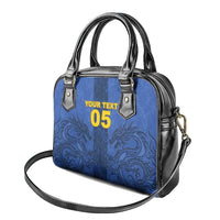 Custom Bosnia And Herzegovina Football Shoulder Handbag Zmajevi Rising Strong