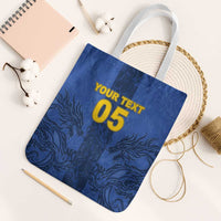 Custom Bosnia And Herzegovina Football Tote Bag Zmajevi Rising Strong