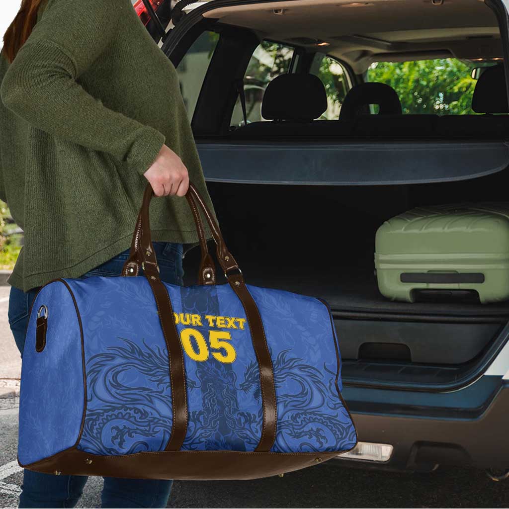 Custom Bosnia And Herzegovina Football Travel Bag Zmajevi Rising Strong