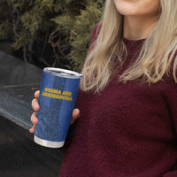 Custom Bosnia And Herzegovina Football Tumbler Cup Zmajevi Rising Strong