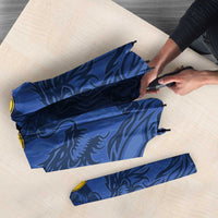 Custom Bosnia And Herzegovina Football Umbrella Zmajevi Rising Strong